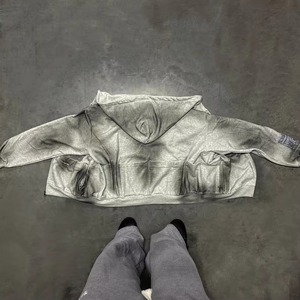 Sudadera con Pedrería Personalizada para Hombre, Sudadera de Algodón Grueso con Pedrería de Araña, Diseño Personalizado, Ropa Urbana de Invierno, 340 GSM - Product Image 6