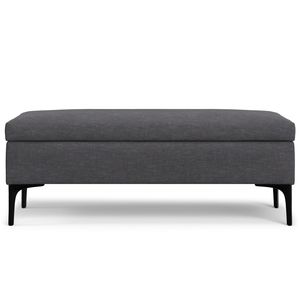 Rebecca Large Storage Ottoman Lift-up Lid Coffee <b>Table</b> <b>Stool</b> & Ottoman - Product Image 4