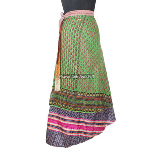 Nuevo Pareo Sarong de Seda Estampado Indio Multicolor de 38 Pulgadas, Diseño Personalizado, Última Moda Femenina - Product Image 2