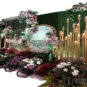 Candelabros de Madera para Escenario de Boda por Shobha Jain Impex - Product Image 1