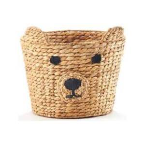 Panier multi-usages tressé à la main en jacinthe d'eau naturelle pour le rangement du linge, des jouets et la décoration de la chambre d'enfant, fabriqué à la main en Indonésie - Product Image 4