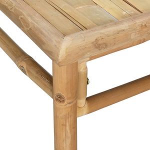 Tavolo da Giardino in Bambù Naturale di Media Durata, Arredamento per Patio - Product Image 6