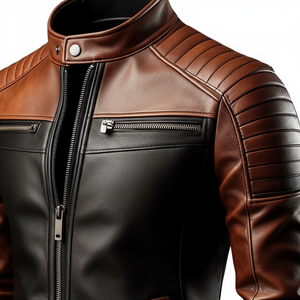 Latest Design Casual Wear Unisex <b>Genuine</b> <b>Leather</b> Winter <b>Jacket</b>-Comfortable Professional Lightweight Waterproof Letter - Product Image 5