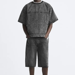 Luxury Cool Clothing Custom Summer Outfit Two Piece Button up Shirt and Shorts High Street Wear Casual Shirt Unisex Men's <b>Sets</b> - Product Image 4