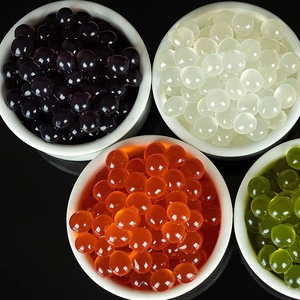 Tapioca Pearl Cassava Starch Dark Boba Pearls Beverage Topping Dessert Material Bulk Sales Vietnam Factory - Product Image 5