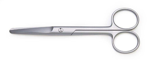 Ciseaux Mayo personnalisés en acier inoxydable, lot de 2 pièces, usage chirurgical manuel, réutilisables, certifiés CE, lames droites et courbées, poignées annulaires - Product Image 6