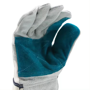 Guantes de trabajo de cuero con ajuste cómodo para seguridad de las manos, guantes de conductor de cuero vacuno. - Product Image 4
