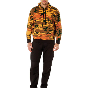 Sweat à capuche pour homme en coton 100% écologique respirant, coupe classique, molletonné, décontracté, hiver, extérieur, imprimé - Product Image 2