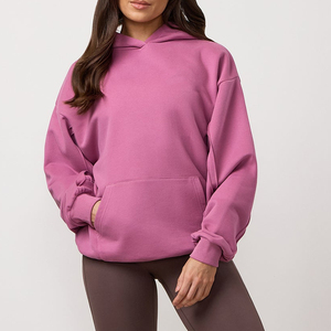 Fabricantes de Conjuntos de Sudadera y Pantalones Deportivos Casuales de Gran Tamaño para Mujer, Estilo Urbano, Personalizados OEM - Product Image 3