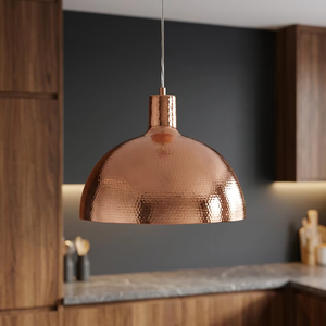 Lámpara Colgante de Latón Cepillado con Forma de Cúpula para Hotel, Comedor, Isla de Cocina, Cafetería e Iluminación Residencial Elegante, Lámpara Colgante Moderna - Product Image 5