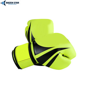 Gants de boxe rouges en PU, à doigts entiers, avec fermeture à lacets au poignet, pour adultes, équipement d'entraînement - Product Image 2
