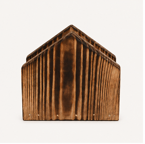 Handmade Rustic Brown Wooden Napkin <b>Holder</b> Solid Mango Wood <b>Tissue</b> Paper Stand For <b>Kitchen</b> Restaurant And Hotel Tabletop Decor - Product Image 2