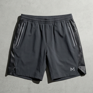 Pantalones Cortos Deportivos Negros para Hombre, Transpirables, para Gimnasio, Correr, Entrenamiento, MI Premium Performance Fit - Product Image 1