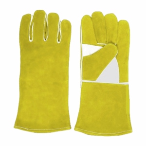 ถุงมือหนังวัวแท้เสริมความแข็งแรง ทนความร้อน ป้องกันไฟฟ้าสถิตย์ สำหรับงานเชื่อม บาร์บีคิว และงานก่อสร้าง - Product Image 5