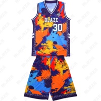 Uniforme de basketball unisexe pour adultes, sur mesure, de haute qualité, respirant, grande taille, antibactérien, séchage rapide, 100% polyester, certifié BSCI.