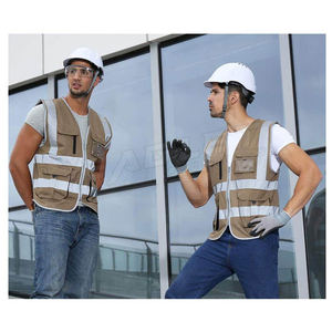Chaleco de Seguridad Reflectante de Poliéster Impermeable de Alta Visibilidad Clase 2 para Trabajos de Construcción Unisex con Logotipo Personalizado - Product Image 2