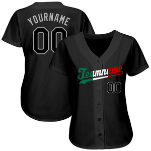 Maillot de baseball personnalisé noir avec nom d'équipe 00, manches courtes pour homme, polyester sublimé, toutes saisons - Product Image 2