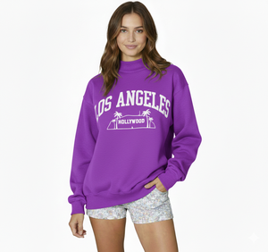 Sweat-shirt polaire réversible à col montant, couleur unie, prix usine, hiver, écologique, respirant, manches longues, décontracté, devant uni - Product Image 1