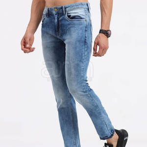 Pantalones Vaqueros Casuales para Hombre, Cintura Alta, Corte Recto, para Uso en Exteriores, Gran Venta, MOQ Bajo - Product Image 2