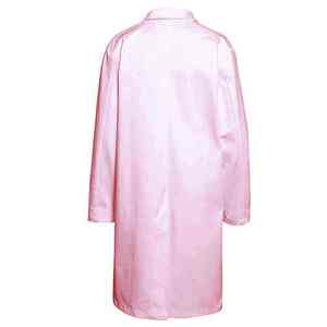 Camice da Laboratorio Unisex in Cotone e Poliestere Bianco, Maniche Lunghe, Uniforme Ospedaliera <span class=keywords><strong>con</strong></span> Stampa Personalizzata del <span class=keywords><strong>Nome</strong></span>, Tasche e Chiusura a Spilla - Tendenze Classiche - Product Image 2