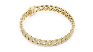 Minimalist 2-Prong Round Diamond Tennis <b>Bracelet</b> - Product Image 1