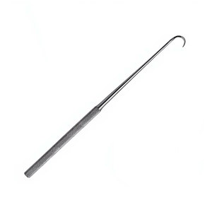 Retracteur cutané à crochet simple de 6,25 pouces à pointe acérée, instrument chirurgical en acier inoxydable allemand, crochet chirurgical de précision pour tissus cutanés - Product Image 3