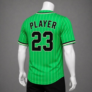 Uniforme de baseball imprimé de haute qualité, maillot d'équipe personnalisé, manches courtes, polyester respirant, vêtements de sport, fabrication OEM ODM - Product Image 2