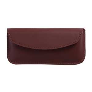 Estuche de Gafas de Cuero Vintage, Funda de Piel Vacuna Genuina, Lujosa, Suave, Delgada, Hecha a Mano, para Gafas de Lectura, Modelo LGC-0141 para Hombre - Product Image 3