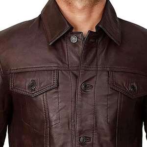 <b>SMART</b> SHINE ENTERPRISES Premium Soft Genuine Leather <b>Jacket</b> <b>for</b> <b>Men</b> High Quality Comfortable Durable Modern Casual Winter Zipper - Product Image 6