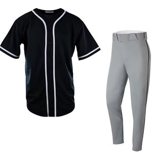 Best Manufacturer Team Wear Baseball Uniform Color Contrast Breathable Fabric Best Selling Baseball Uniform - Product Image 1