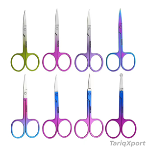 Ciseaux à cuticules professionnels en acier inoxydable sur mesure pour la beauté des ongles, outils de soins cosmétiques en gros - Product Image 5