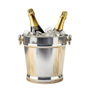 Seau à glace en acier inoxydable, design minimaliste rond, résistant à la rouille, bac à boissons, refroidisseur de fête, refroidisseur de bouteilles de vin - Product Image 4