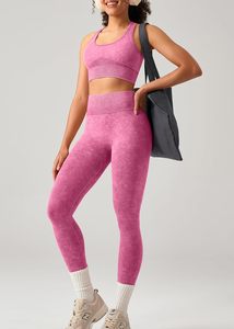 Leggings de Mujer, Nuevo Diseño, Alta Calidad, Tejido Elástico de Spandex, Cintura Alta, Colores y Logotipo Personalizables - Product Image 4