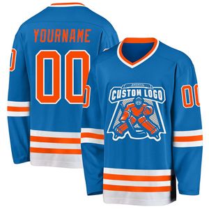 Maillot d'entraînement de hockey sur glace, vêtements de sport personnalisés pour équipe, vêtements de hockey respirants en polyester, fournisseur - Product Image 4