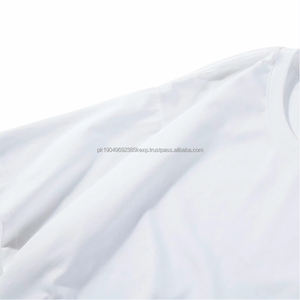 Camisetas Blancas Lisas sin Etiqueta Personalizadas para Imprimir, Camiseta Blanca Lisa para Hombre, 160g - Product Image 2