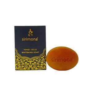 Jabón Facial de Miel Herbal SIRIMONA Gold para Adultos, Fórmula de Arcilla Blanqueadora y Antiarrugas para Piel Grasa y Sensible - Product Image 3