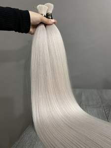 Donante único Mejor calidad 100% Cabello humano Genius trama Nuevo estilo con 100 gramos a granel para todos los colores de teñido - Product Image 2