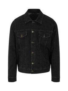 เสื้อแจ็คเก็ตยีนส์สีดำ Venom - Product Image 1
