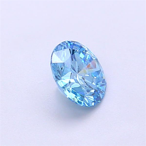 Diamante redondo de 0.50 quilates, azul intenso, VVS2, cultivado en laboratorio, con certificado IGI. - Product Image 1