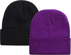 Bonnet d'hiver en jacquard 100% laine avec logo personnalisé OEM Vêtements de plage en tricot acrylique avec impression numérique pour les voyages - Product Image 2