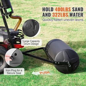 Rullo da Giardino/Quintana da 400 libbre con Tamburo in LLDPE e Telaio in Acciaio, Riempibile con Sabbia/Acqua, Facile da Gire, Rimorchiabile - Product Image 2