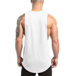 Nouveau débardeur de fitness pour homme 2025, sans manches, avec fentes latérales, imprimé uni, pour l'entraînement - Product Image 2