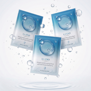 LA EXO Masque Hydratant Apaisant et Éclatant pour le Visage à l'Exosomes – Soin Nourrissant en Feuille - Product Image 3