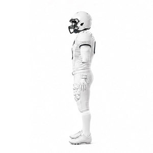 Ensemble d'uniformes de football américain en gros avec logo personnalisé, tissu anti-humidité et aspect professionnel - Product Image 3