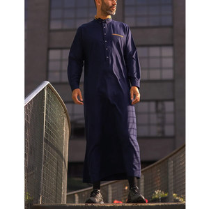 <b>Mens</b> Comfortable Islamic Robe Full Length Long Sleeve Premium Fabric Fashion Style Traditional Islamic Juba - Product Image 3