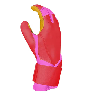 High Quality Customized Logo <b>Baseball</b> Batting Gloves From Pakistan Best Quality Leather <b>Baseball</b> Batting Glove - Product Image 3