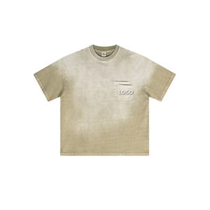 เสื้อยืดโอเวอร์ไซส์ลายกราฟิกสไตล์วินเทจ แขนสั้นทรงหลวม ซักแบบพิเศษสำหรับผู้ชาย ราคาถูก รับสั่งทำ - Product Image 6