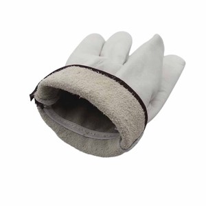Gants de conducteur en cuir grainé de vachette, résistants à la chaleur et aux étincelles, pour la sécurité industrielle, durabilité robuste, vente en gros, gants de jardinage - Product Image 3