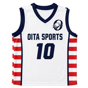 Red Black White Sublimation Basketball Jersey and Shorts Set Men Women <b>Athletic</b> Team Outfit Full Custom Colors Lightweight - Product Image 3