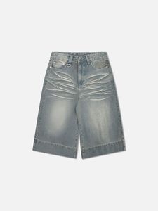 กางเกงยีนส์ขาสั้นสไตล์มินิมอลสำหรับผู้ชาย ผ้าแคนวาส น้ำหนักเบา ระบายอากาศได้ดี สวมใส่สบาย แห้งเร็ว ทนทาน เย็บตะเข็บเรียบร้อย - Product Image 2